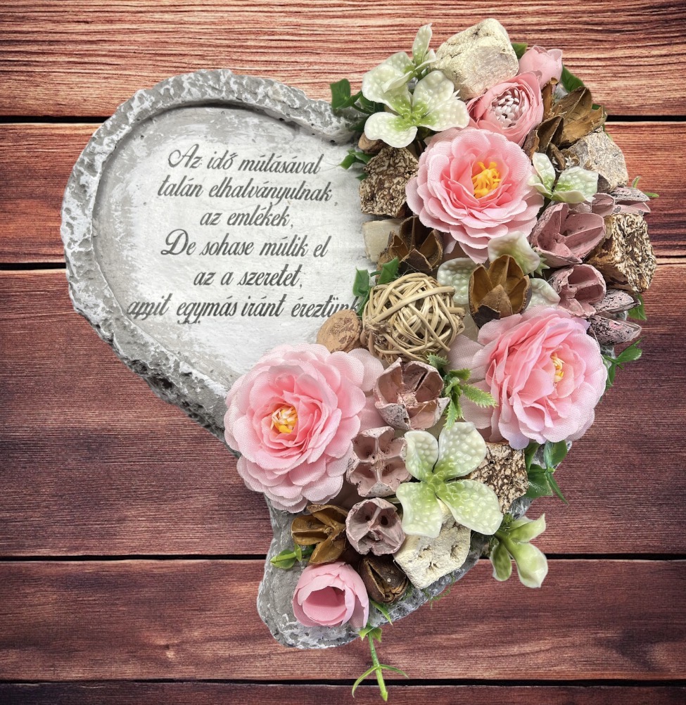 Mindszenti dísz nagy szív 